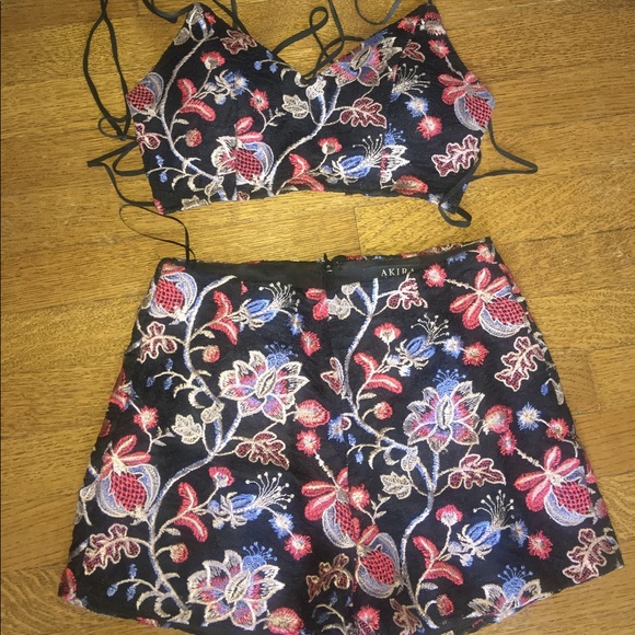 Floral Two Piece Outfit from Akira Chicago - Picture 3 of 4